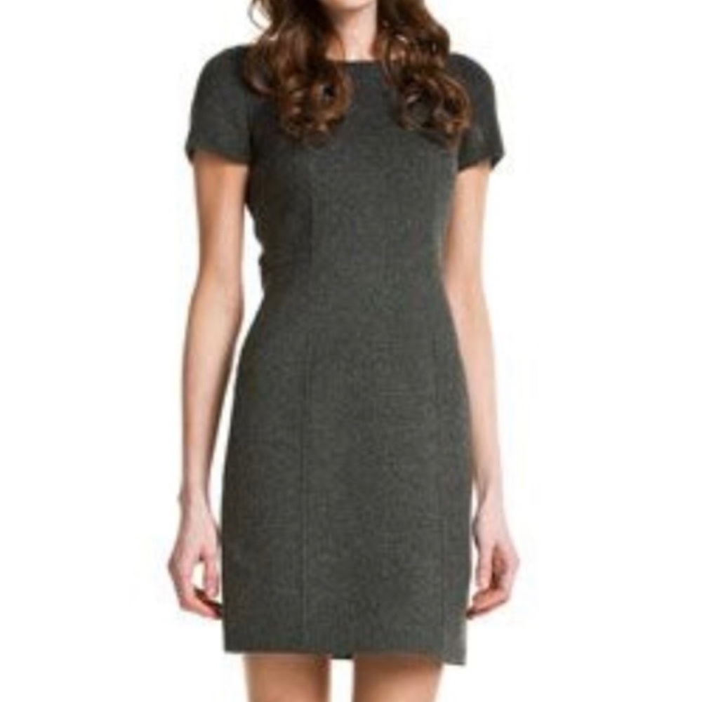 NWT Theory Nuriana charcoal wool dress 0